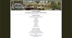 Desktop Screenshot of cssaarchives.com